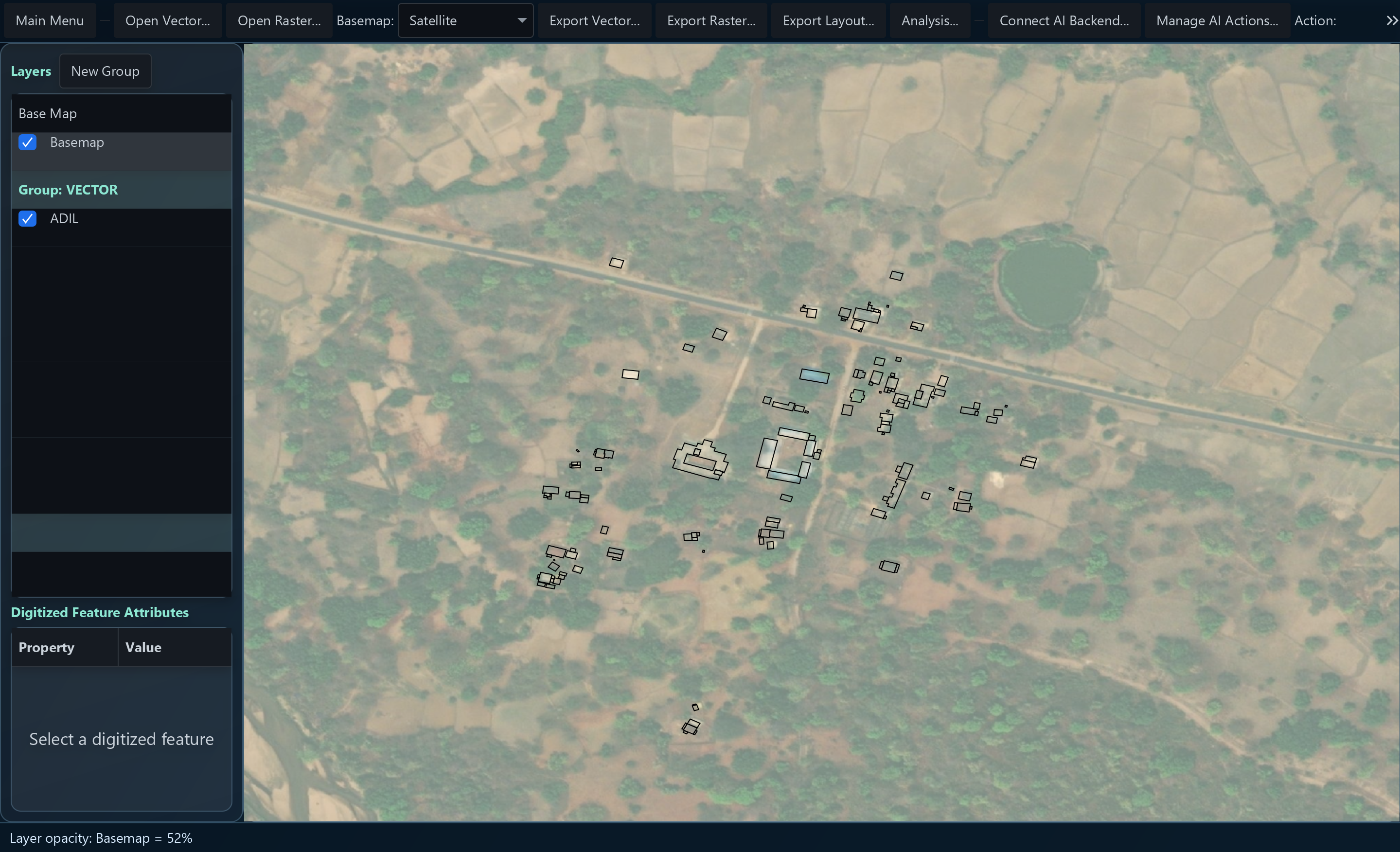 Map editing view